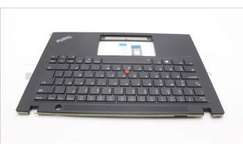 Lenovo 5M11L92868 C-Cover with keyboard, Icelandic, Black, Backlight, UK