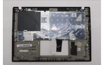 Lenovo 5M11L92921 C-Cover with keyboard, Switzerland, Black, Backlight, UK