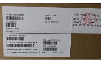 Lenovo 5M11L93096 MECH_ASM KBD Cc UKR BL (SUN) US WWAN BK