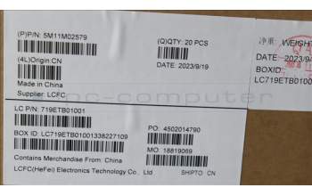 Lenovo 5M11M02579 MECH_ASM X13G4 AMD FPR+POWER BRACKET GY