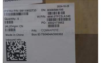 Lenovo 5M11M02733 MECH_ASM FRU KBY BKLT US ENG W/C CHY