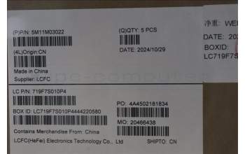 Lenovo 5M11M03022 MECH_ASM KB BK MG UKE LTN