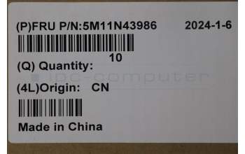 Lenovo 5M11N43986 MECH_ASM HINGE_COVER_TOP_ASSY_CLOUD_GREY