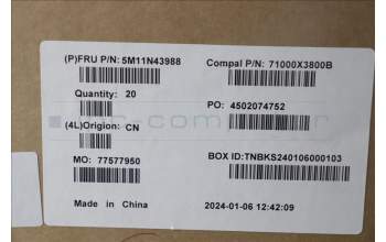 Lenovo 5M11N43988 MECH_ASM SYS_COVER_BACK_ASSY_CLOUD_GREY