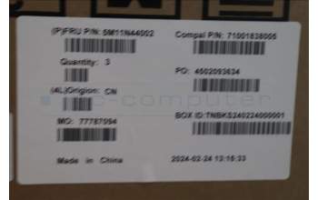 Lenovo 5M11N44002 MECH_ASM MIDDLE_FRAME_ASSY_TS_CLOUD_GREY