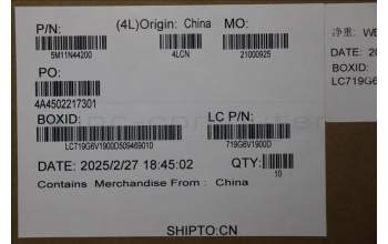 Lenovo 5M11N44200 MECH_ASM Side Panel R Assy ,Blk,T5 G10