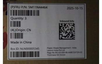 Lenovo 5M11N44464 MECH_ASM Mechw/o FrontBezelAsm,TC 08IAS