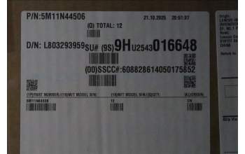 Lenovo 5M11N44506 MECH_ASM Side Panel L Glass,LOQ 26L