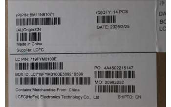 Lenovo 5M11N61071 MECH_ASM WUXGA_TCH_FHD IR_BK_BOE