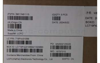 Lenovo 5M11N61115 MECH_ASM GRP_KBD_BZL_UKE_WL_DB_CHY