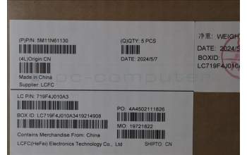 Lenovo 5M11N61130 MECH_ASM GRP_KBD_BZL_GER_WL_DB_LTN