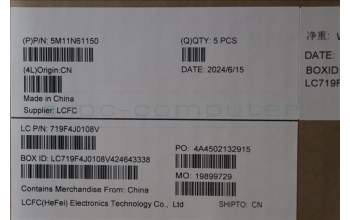 Lenovo 5M11N61150 MECH_ASM GRP_KBD_BZL_TUR_WL_DB_LTN