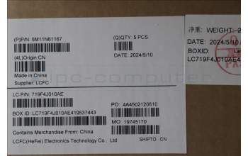 Lenovo 5M11N61167 MECH_ASM GRP_KBD_BZL_GER_WW_DB_CHY
