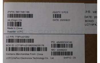 Lenovo 5M11N61186 MECH_ASM GRP_KBD_BZL_THAI_WW_DB_CHY