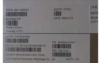 Lenovo 5M11N89402 MECH_ASM BL KB BK MG CZE/SLK LTN