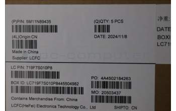 Lenovo 5M11N89435 MECH_ASM BL KB BK MG ILD LTN