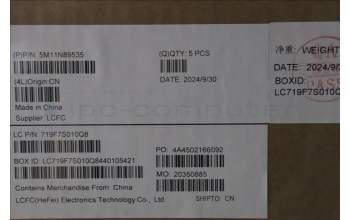 LENOVO 5M11N89535 MECH_ASM BL KB BK MG WW GER CHY