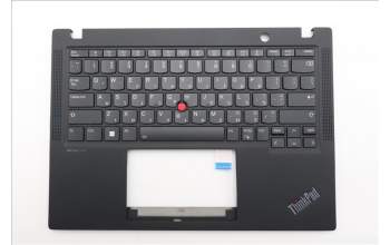 Lenovo 5M11N89541 C-Cover with keyboard, Hebrew, Black, Backlight, WWAN, US