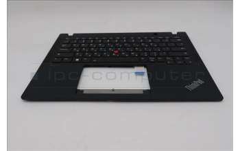 Lenovo 5M11N89541 C-Cover with keyboard, Hebrew, Black, Backlight, WWAN, US