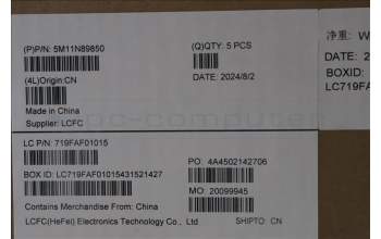 Lenovo 5M11N89850 MECH_ASM BL KB BK DEN CHY