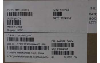 Lenovo 5M11N89875 MECH_ASM BL KB BK HBW LTN