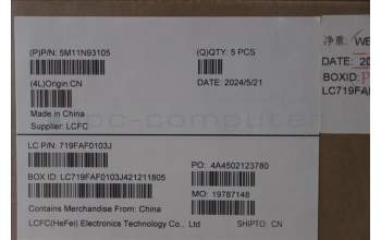 Lenovo 5M11N93105 MECH_ASM BL KB BK SPA LTN