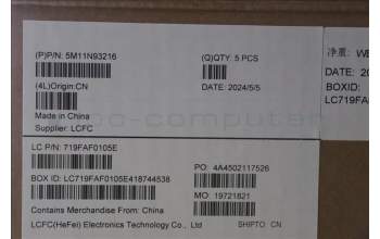 Lenovo 5M11N93216 MECH_ASM BL KB BK WW SPA LTN