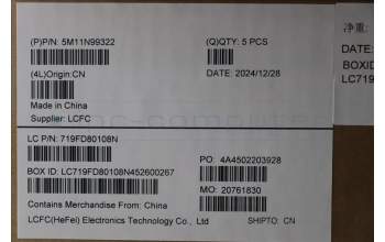 Lenovo 5M11N99322 MECH_ASM BL KB BK BRL SRX