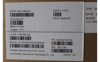 Lenovo 5M11N99376 MECH_ASM BL KB BK EURO ENG SRX