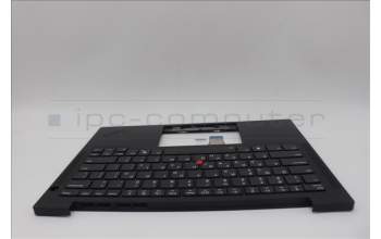 Lenovo 5M11N99598 C-Cover with keyboard, Greek, Black, Backlight, WWAN, US