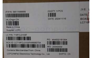 Lenovo 5M11N99999 MECH_ASM FRU RUS (SRX) US BK