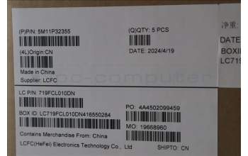 Lenovo 5M11P32355 MECH_ASM FRU GER BL (SRX) UK BK