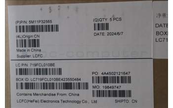 Lenovo 5M11P32565 MECH_ASM FRU UKR BL (SRX) US BK