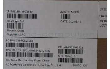 Lenovo 5M11P32689 MECH_ASM FRU CZE/SLK BL (CHY) UK AG