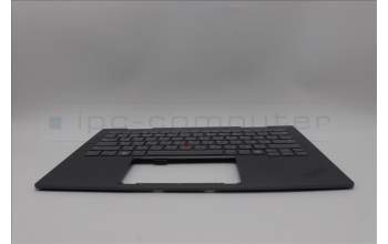 Lenovo 5M11P35021 C-Cover with keyboard, Russian, Luna Grey, Fingerprint, WLAN, US