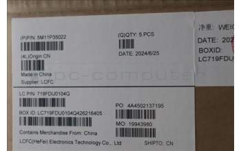 Lenovo 5M11P35022 MECH_ASM GRP_KBD_BZL_SLV_WL_LG_LTN