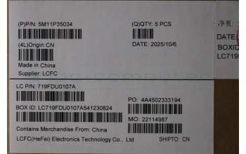 Lenovo 5M11P35034 MECH_ASM GRP_KBD_BZL_BEL_WW_LG_CHY