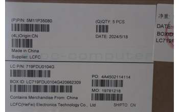 Lenovo 5M11P35080 MECH_ASM GRP_KBD_BZL_FRA_WW_LG_LTN