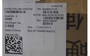 Lenovo 5M11P47230 MECH_ASM NoNFC CCvr+SPA KB ASM,CHY