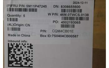 Lenovo 5M11P47245 MECH_ASM NoNFC CCvr+UKE KB ASM,CHY