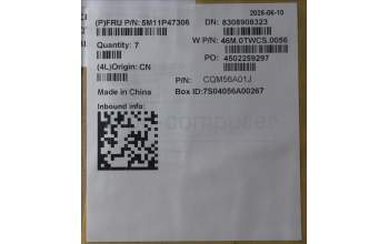 Lenovo 5M11P47306 MECH_ASM NoNFC CCvr+GER KB ASM,TRI