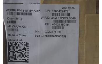 Lenovo 5M11P47342 MECH_ASM NoNFC CCvr+FRA KB ASM,SRX