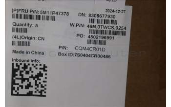 Lenovo 5M11P47378 MECH_ASM NFC CCvr+SPA KB ASM,CHY