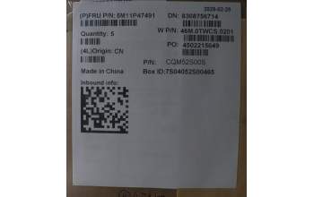 Lenovo 5M11P47491 MECH_ASM NFC CCvr+GER KB ASM,SRX