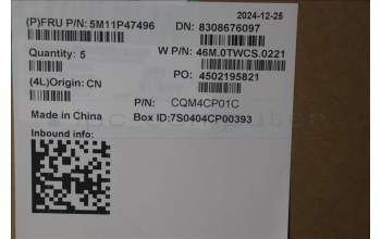 Lenovo 5M11P47496 MECH_ASM NFC CCvr+ITA KB ASM,SRX