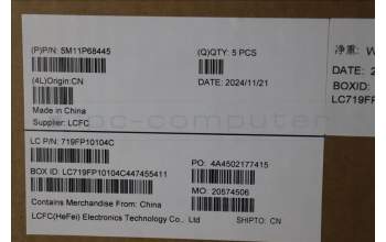 Lenovo 5M11P68445 MECH_ASM BL KB NP BK WW GRE CHY