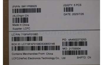 Lenovo 5M11P68929 MECH_ASM BL KB GY EURO ENG LTN