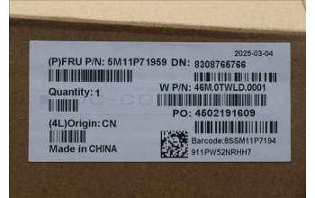 Lenovo 5M11P71959 MECH_ASM 16.0WUXGA,nCA,nMI,WL,FCC,AUO