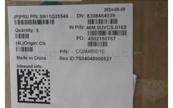 Lenovo 5M11Q25549 MECH_ASM GRP_KBD_BZL_CZE/SLK_WL_BK_CHY