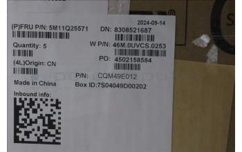 Lenovo 5M11Q25571 MECH_ASM GRP_KBD_BZL_SPA_WL_BK_CHY